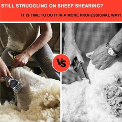 Sheep Shears 500W Professional 6 Speeds, Heavy Duty Sheep Clippers for Sheep,…