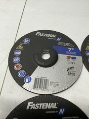 Lot 4 Fastenal 0898861 7” x 1/4” x 7/8” Type 27 Grinding Wheels W-687