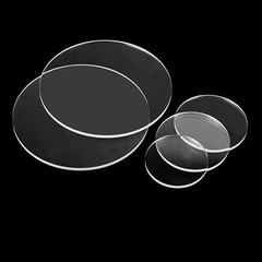 Ø 10-400mm Clear Plastic Circle Discs Round Perspex Thick 2mm 3mm 4mm 5mm & 10mm