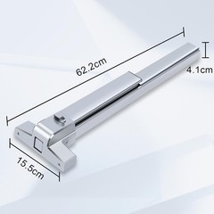 Panic Exit Push Bar Door Lock Aluminum Emergency Hardware 28–36 in Door