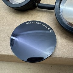 Vintage Welding Goggles Clear Lens Protective Only One Glengard Shade Glass Lens