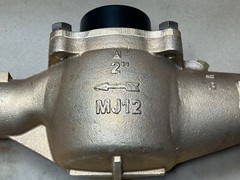 Master Meter MS Multi-Jet Lead Free Brass Water Meter 2″ Threaded w/o Register