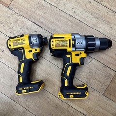 DeWalt 20V MAX DCF888S 1/4″ Impact Driver and DCD997CS 1/2″ Drill Combo As Is