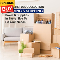 Moving Boxes Medium 18″L x 14″W x 12″H 10-Pack | Corrugated Cardboard Box for Sh