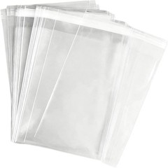14×18 inch 20Pcs Clear Cellophane Bags Clothing Bag Self Adhesive Resealable Sea