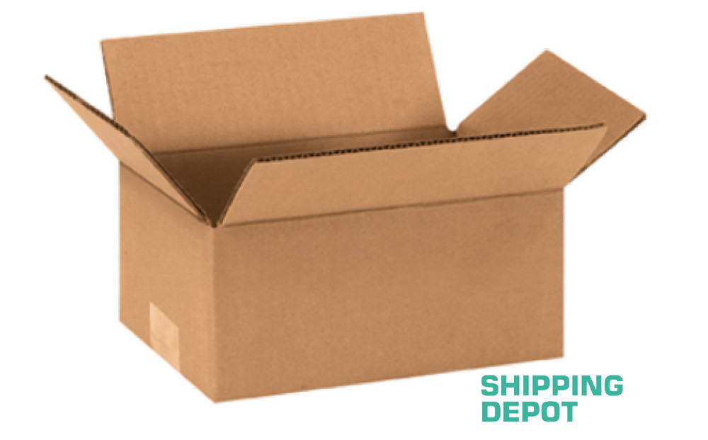 100 Pack Cardboard Mailer Packing Boxes 10x6x4 Corrugated Mailer Shipping Boxes