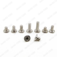 M2 M2.5 M3 M4 Silver Phillips Wafer Flat Head Machine Screw Laptop Notebook Bolt