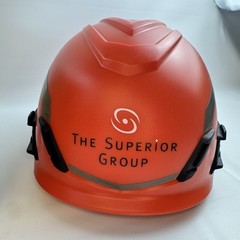 MSA V-Gard H1 Hard Hat Orange 4 Point Ratchet Safety Helmet Open Box NEW