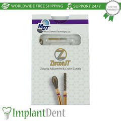 Dental MDT Gingival Curettage FG ZirconIT ADJ Diamond Burs Z298 Restoration