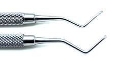 2 Pcs Dental Excavator 815-A & 816-B Spoons 1.2mm, 1.4mm Restorative Instruments