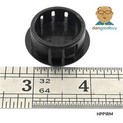 1″ Hole Nylon Locking Panel Plugs Black/White Dome Cover 1 3/16″ Top Width