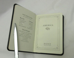 APPALACHIAN TRAIL 3×4 MINI Guide Leather Cover Notebook w Maps Info 160 Pgs NAVY