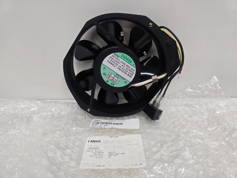 NEW OLD STOCK! FANUC 200-240V 2600/2900R/MIN FAN UNIT A05B-2452-C902