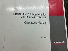 Case LX132, LX152, Loaders for JXU Series Tractors Operators Manual