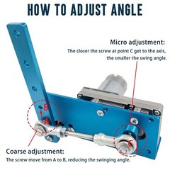 DIY Design 24V Reciprocating Swing Motor 20-120 Degrees Adjust Speed 90/120rpm