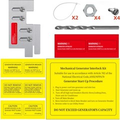 Generator Interlock Kit Compatible with Eaton Cutler Hammer Vertical Throw 15…