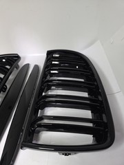 Gloss Black Front Bumper Kidney Grille Grill For BMW E90 E91 325i 335i 2005-2008