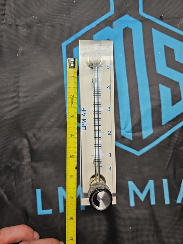 Cole-Parmer Flowmeter LPM Air 0.05 to 5 L/min.