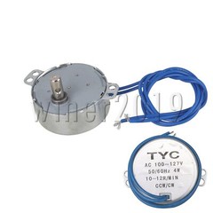3pcs 10-12RPM Synchronous Motor AC 110V 50/60Hz 4W CCW/CW Torque 2kgf.cm
