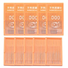  10pcs/box 0/00#/000## Dental Barbed Broaches Endodontic Stainless Steel
