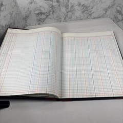 Vintage Boorum & Pease Columnar Record Book Ledger Accounting Journal 150 pgs