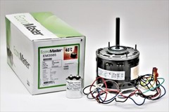HVAC Blower Fan Motor 1/3 HP 1075 RPM 115 Volts for Fasco D727 with Capacitor