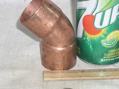 NEW EPC 1-1/2 INCH x 1-1/2 IN INCH COPPER 45-DEGREE SWEAT ELBOW EL ELL USA