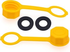 Durable 2-Piece Yellow Gas Can Vent Caps – Effortless Replacement Solution