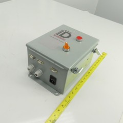 Hoffman A10086CH 10″ x 8″ x 6″ Electrical Enclosure W/Backplate & Switch