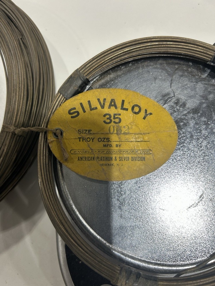 Silvaloy 35 Silver Solder Engelhard 6.35 OZ Contains Cadmium .062
