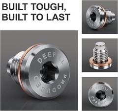 Magnetic Stainless Steel Crankcase Engine Oil Drain Plug with Copper Washer Fit