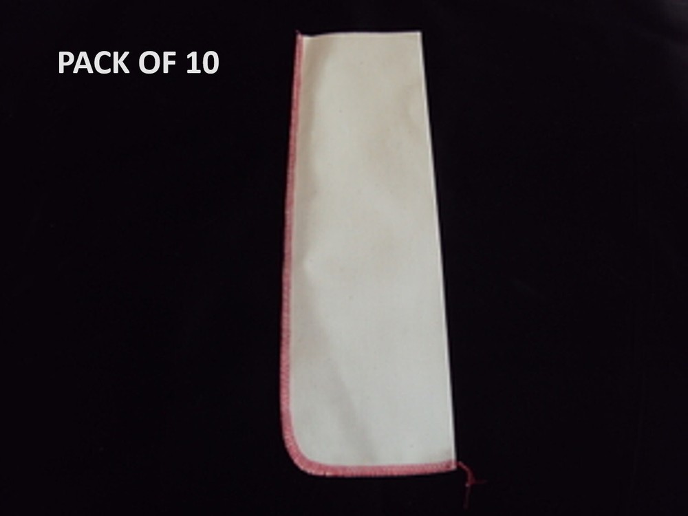 10 PACK OF 3# CLOTH SAUSAGE CASINGS/BAGS – BOLOGNA – SUMMER SAUSAGE (5″ X 18″)