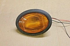 3.5 x 5.25″ dual brightness 12 volt oval amber warning light