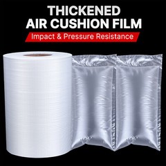 1968 ft x 4″ x 8″ Air Pillow Film Air Cushion Machine Film Roll for Packaging