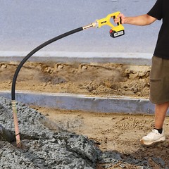 Cordless Concrete Vibrating Tool 2000r/min Hand Held Vibrating Tool 21V+Battery