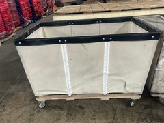 Canvas Basket Truck – 54″ x 34″ x 37″ Industrial Laundry Material Handling Cart