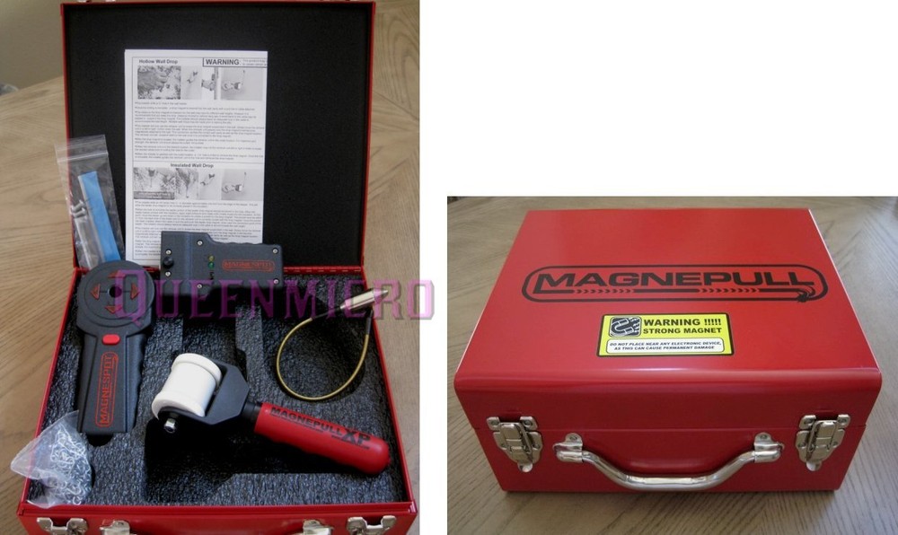 MAGNEPULL XP1000-LC MAGNESPOT XR1000-K2 Cable Fishing Puller Locator Metal Case