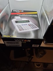 Victor 12-Digit Basic Calculator with Thermal Printer, White (Victor 1226)