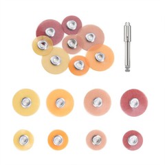 Dental Composite Finishing Polishing Discs /80pcs 12mm+14mm+2 Mandrel