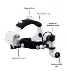 Wireless Dental Headlight 10 WATT LED ENT Medical Surgical Headlamp