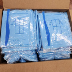 Non Medical Isolation Gown Blue Elastic Cuff XXL Atria CASE of 70 PCS
