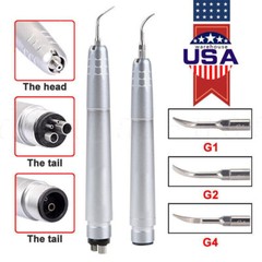 Dental NSK Style Ultrasonic Air Scaler Handpiece Super Sonic 2/4 Holes With Tips