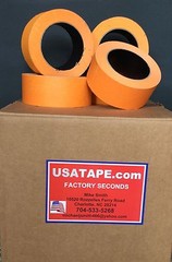 24 Rolls 2″ X 60 Yrds Orange Automotive Painters Masking Tape MADE IN USA