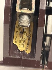 Wadsworth A250NI 50 Amp 2 Pole Metal Foot Circuit Breaker A250