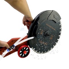 3200W Electric Power Disc Cutter Circular Demo Saw For Wet/Dry Concrete Guide Ro