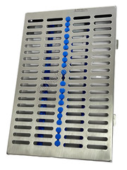 GERMAN DENTAL AUTOCLAVE STERILIZATION CASSETTE RACK BOX TRAY FOR 20 INSTRUMENT