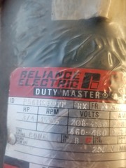 Baldor Reliance Industrial Motor 208-239⚡ 1725RPM, 3/4 HP, 60HZ NEW-FREE SHIP!