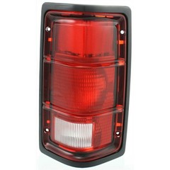 2 Tail Lights Clear Red Lens Bezel Housing Dodge Dakota 1987-1996 55076438