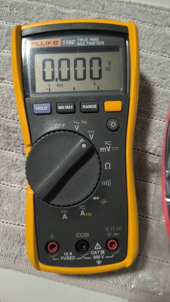 Fluke 115C True RMS Multimeter Voltmeter 600V used#L#dmm