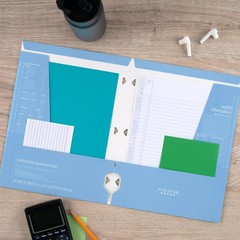 4 Pocket Paper Folders 6 Pack Fits 3 Ring Binder Holds 8.5 x 11 Letter Paper
